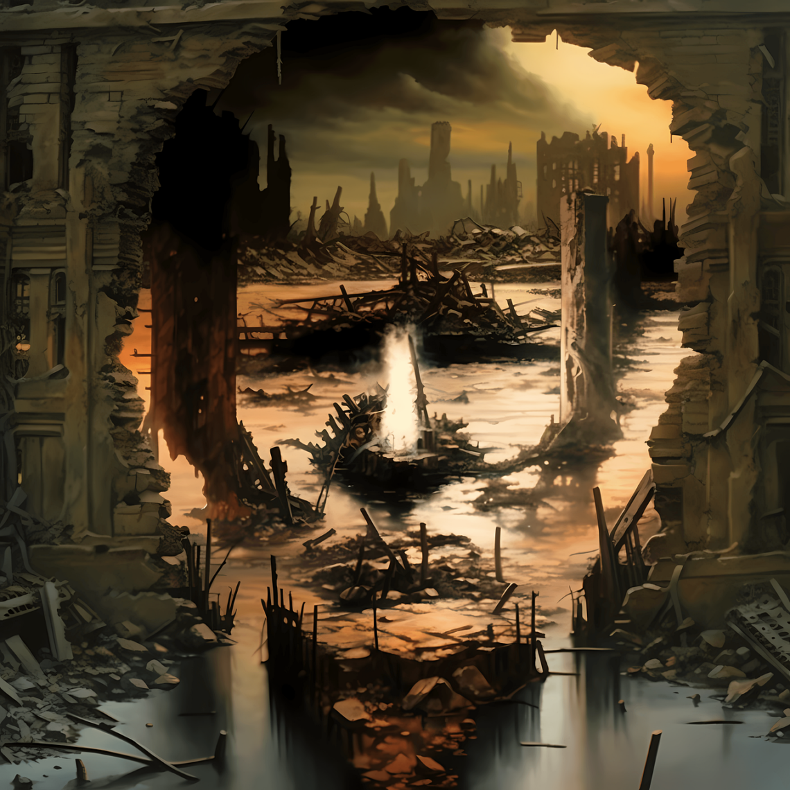 politician, usa, president, trump, america, ruins, silhouette, projection, design, ai generated, trump, trump, trump, trump, trump